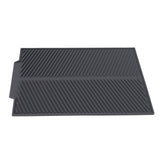 Silicone Dish Drying Mat Anti Slip Shock Proof Easy To Clean Kitchen Counter Drying Mat for Dish Bowl Fork L 43x33.5cm