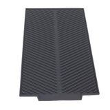 Silicone Dish Drying Mat Anti Slip Shock Proof Easy To Clean Kitchen Counter Drying Mat for Dish Bowl Fork S 39x25cm