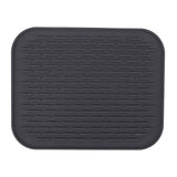 Rectangular Silicone Dish Drying Mat Heat Insulation Anti Slip Dish Drying Mat with Built in Drain Lip for Kitchen Counter Large Size In Australia - Darrahopens