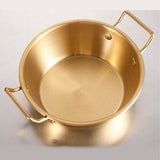 Double Ear Snack Bowl Multifunctional 304 Stainless Steel Noodle Bowl for Home Restaurant
