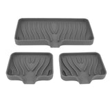 Kitchen Soap Tray Countertop Silicone Sink Deflector Sponge Holder for Bathroom Toilet Grey In Australia - Darrahopens