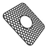 Sink Protector for Kitchen Silicone Non Slip Heat Resistant Mat for Bottom of Center Drain Sink Farmhouse Stainless Steel Porcelain Sink Black In Australia - Darrahopens