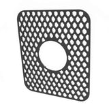 Sink Protector for Kitchen Silicone Non Slip Heat Resistant Mat for Bottom of Center Drain Sink Farmhouse Stainless Steel Porcelain Sink Black In Australia - Darrahopens