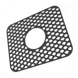 Sink Protector for Kitchen Silicone Non Slip Heat Resistant Mat for Bottom of Center Drain Sink Farmhouse Stainless Steel Porcelain Sink Black In Australia - Darrahopens