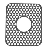Sink Protector for Kitchen Silicone Non Slip Heat Resistant Mat for Bottom of Center Drain Sink Farmhouse Stainless Steel Porcelain Sink Grey In Australia - Darrahopens