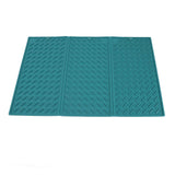 3 Fold Counter Foldable Drying Mat Silicone Fast Drying Waterproof Reusable Drying Kitchen Mat for Kitchen Bathroom Green In Australia - Darrahopens
