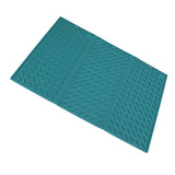 3 Fold Counter Foldable Drying Mat Silicone Fast Drying Waterproof Reusable Drying Kitchen Mat for Kitchen Bathroom Green In Australia - Darrahopens
