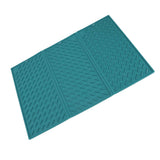 3 Fold Counter Foldable Drying Mat Silicone Fast Drying Waterproof Reusable Drying Kitchen Mat for Kitchen Bathroom Green In Australia - Darrahopens