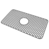 Hollow Insulated Kitchen Sink Mat Non Slip Multi Functional Large Size Silicone Sink Mat Protector Grey In Australia - Darrahopens