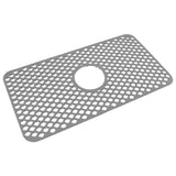 Hollow Insulated Kitchen Sink Mat Non Slip Multi Functional Large Size Silicone Sink Mat Protector Grey In Australia - Darrahopens