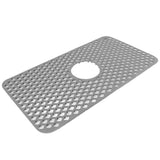Hollow Insulated Kitchen Sink Mat Non Slip Multi Functional Large Size Silicone Sink Mat Protector Grey In Australia - Darrahopens