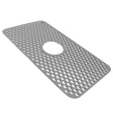 Hollow Insulated Kitchen Sink Mat Non Slip Multi Functional Large Size Silicone Sink Mat Protector Grey In Australia - Darrahopens