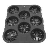 Hamburger Bun Mold Silicone 8 Cavity Easy Release Heat Resistant Hamburger Bread Bakery Pan for Kitchen In Australia - Darrahopens