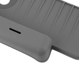 Faucet Splash Proof Draining Rack Silicone Foldable Faucet Handle Drip Catcher Tray Drainer Shelf Basket for Kitchen Grey
