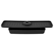 Faucet Splash Proof Draining Rack Silicone Foldable Faucet Handle Drip Catcher Tray Drainer Shelf Basket for Kitchen Black In Australia - Darrahopens