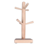 Mug Holder Tree Wood Hanger Stand with 6 Hooks Weighted Base Anti Slip Coffee Mug Rack for Kitchen Counter Cabinet In Australia - Darrahopens