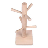 Mug Holder Tree Wood Hanger Stand with 6 Hooks Weighted Base Anti Slip Coffee Mug Rack for Kitchen Counter Cabinet In Australia - Darrahopens