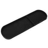 Counter Silicone Drainage Tray Food Grade Skid Resistance Frosted Bottom Silicone Dish Drying Mat for Bathroom Black In Australia - Darrahopens