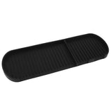 Counter Silicone Drainage Tray Food Grade Skid Resistance Frosted Bottom Silicone Dish Drying Mat for Bathroom Black In Australia - Darrahopens