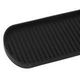 Counter Silicone Drainage Tray Food Grade Skid Resistance Frosted Bottom Silicone Dish Drying Mat for Bathroom Black