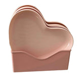 Serving Platter Heart Shape Dinner Plate Plastic Easy to Clean Versatile Kitchen Dinnerware for Party Gathering Wedding 5 Platters with Holder In Australia - Darrahopens