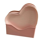 Serving Platter Heart Shape Dinner Plate Plastic Easy to Clean Versatile Kitchen Dinnerware for Party Gathering Wedding 5 Platters with Holder In Australia - Darrahopens