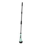 Electric Handheld Brush Adjustable Extension Handle Powerful Highly Efficient Labor Saving Electric Spin Scrubber for Bathroom Kitchen 9 Heads Green