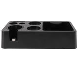 Coffee Tamping Station ABS Modern Multifunctional Coffee Filter Tamper Holder Portafilter Stand for Home Kitchen Cafe Bar Black In Australia - Darrahopens