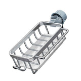 Kitchen Faucet Organizer Multifunctional Rustproof Sponge Dish Soap Brush Sink Caddy Holder with Drip Tray Silver In Australia - Darrahopens