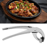 Zinc Alloy Oven Clip High Hardness Anti Scald Easy To Clean Baking Tray Grabber for Moving Hot Plate Bowls
