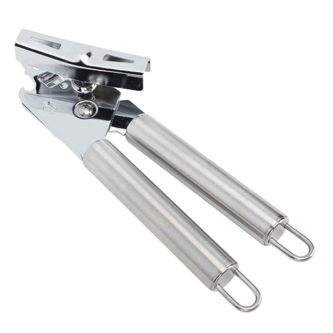 Manual Can Opener Handheld Stainless Steel Effortless Operation Multifunctional Can Bottle Opener for Home Kitchen Stainless Steel Handle In Australia - Darrahopens
