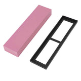 Sharpening Stone 3000 Grits Whetstone Dual Sided Ruby Compact Durable 7.8x1.9x0.9in Wet Stone for Kitchen Camping