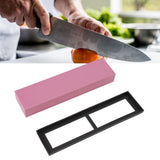 Sharpening Stone 3000 Grits Whetstone Dual Sided Ruby Compact Durable 7.8x1.9x0.9in Wet Stone for Kitchen Camping