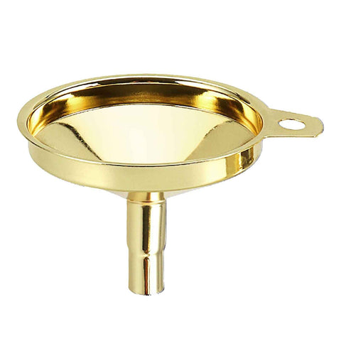Kitchen Funnel 304 Stainless Steel Gold Plated Taper Mirror Polishing Oil Wine Funnel In Australia - Darrahopens
