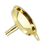 Kitchen Funnel 304 Stainless Steel Gold Plated Taper Mirror Polishing Oil Wine Funnel In Australia - Darrahopens