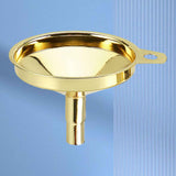 Kitchen Funnel 304 Stainless Steel Gold Plated Taper Mirror Polishing Oil Wine Funnel In Australia - Darrahopens