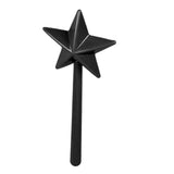 Salt and Pepper Shaker Wand ABS 3 Holes Refillable Spice Tool Seasoning Shaker Wand for Halloween Christmas Kitchen Accessories Black