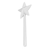 Salt and Pepper Shaker Wand ABS 3 Holes Refillable Spice Tool Seasoning Shaker Wand for Halloween Christmas Kitchen Accessories White
