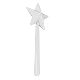 Salt and Pepper Shaker Wand ABS 3 Holes Refillable Spice Tool Seasoning Shaker Wand for Halloween Christmas Kitchen Accessories White