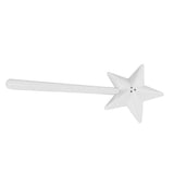Salt and Pepper Shaker Wand ABS 3 Holes Refillable Spice Tool Seasoning Shaker Wand for Halloween Christmas Kitchen Accessories White