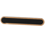 Wall Mount Coffee Capsule Holder Punch Free Black Acrylic Coffee Pod Wall Organizer for 7 Coffee Pods