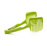 Tomato Slicing Holder ABS Multipurpose Handheld Round Fruit Tong Onion Holder Kitchen Cutting Aid Gadgets Tool for Lemon Egg Vegetables In Australia - Darrahopens