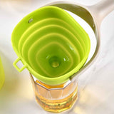 Kitchen Funnel Foldable Silicone Funnel Dispenser 4.1in Wide Mouth Handheld Funnel for Oil Wine In Australia - Darrahopens