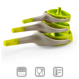 Kitchen Funnel Foldable Silicone Funnel Dispenser 4.1in Wide Mouth Handheld Funnel for Oil Wine
