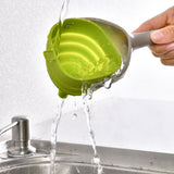 Kitchen Funnel Foldable Silicone Funnel Dispenser 4.1in Wide Mouth Handheld Funnel for Oil Wine