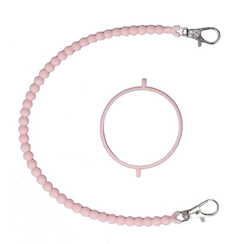 Water Bottle Handle Strap Portable Reliable Multifunctional 37cm Silicone Water Bottle Sling for Outdoor Pink In Australia - Darrahopens