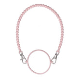 Water Bottle Handle Strap Portable Reliable Multifunctional 37cm Silicone Water Bottle Sling for Outdoor Pink
