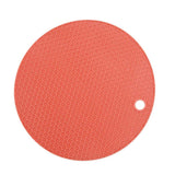 Heat Resistant Mat Silicone Slip Proof Round 17cm Heat Insulation Pad for Kitchen Countertop In Australia - Darrahopens
