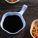 Small Dish Blue Multifunctional Safe Durable Reusable Small Dipping Sauce Bowls with Handle for Kitchen Restaurant