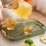 Dish Drain Tray Multipurpose Innovative Light Luxury Double Layers Efficient Draining Drain Tray for Tea Fruit Dish L